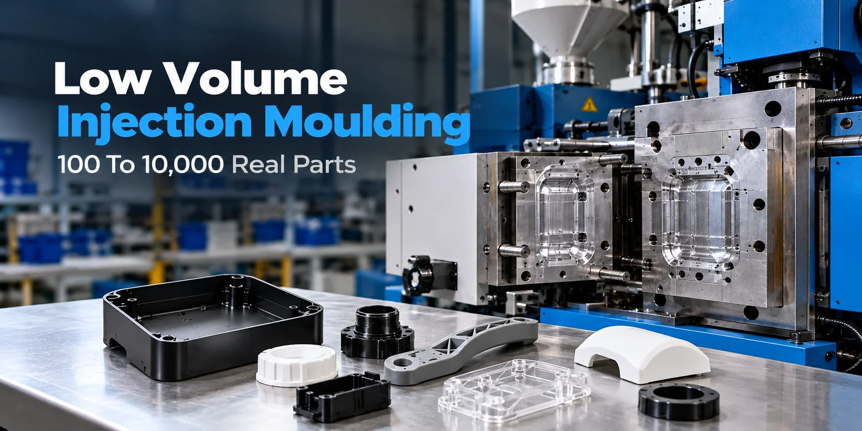 Low volume injection moulded consumer parts fresh off the tool