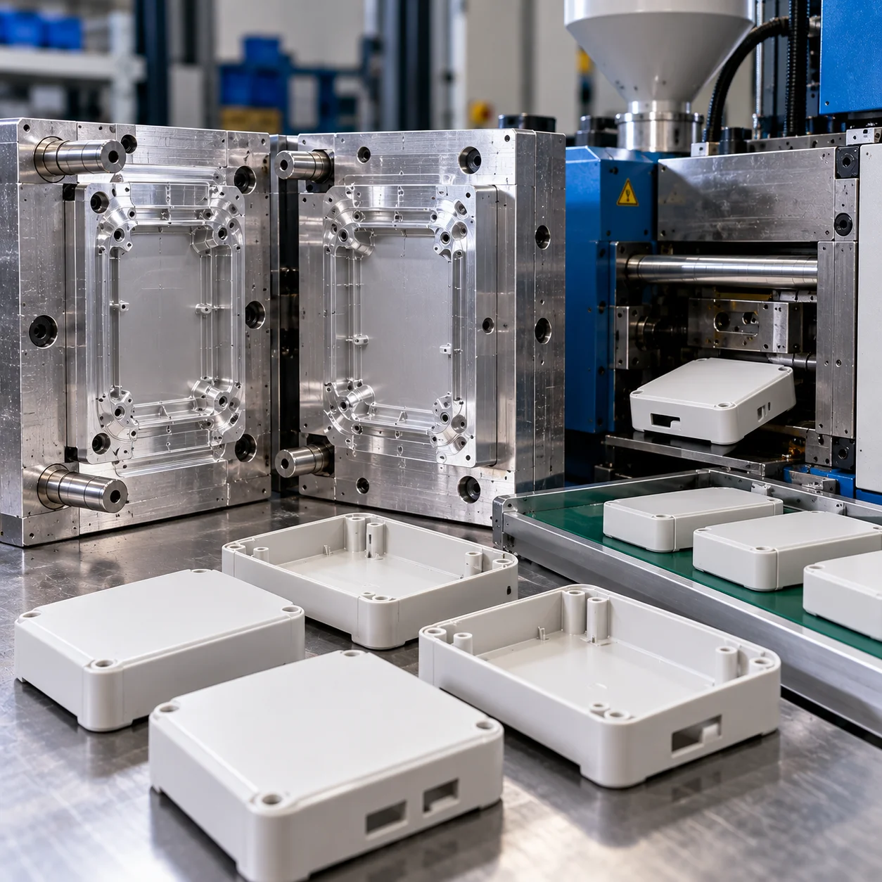 Low volume production run on aluminium tooling, ABS consumer product