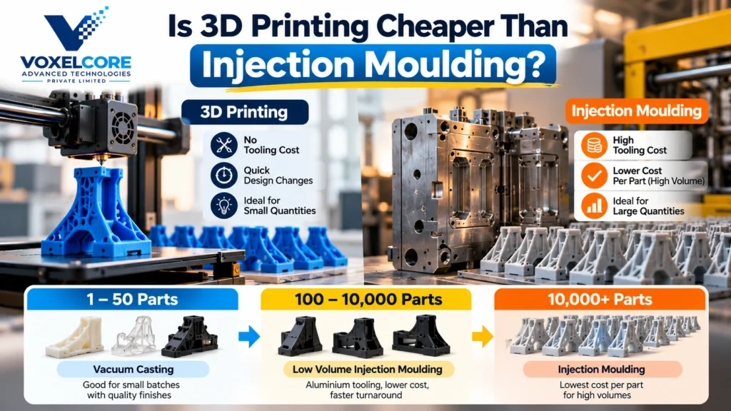 Is 3D Printing Cheaper Than Injection Moulding